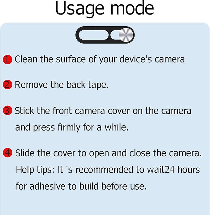 Front Camera Cover , Camera Cover Compatible with iPhone 14Pro/14Pro Max/iPhone15/15Puls/15Pro/15ProMax/iPhone16/16Pro/16Plus/16Pro Max,Webcam Cover Protector Protect Privacy and Security(2PCS,Silver)