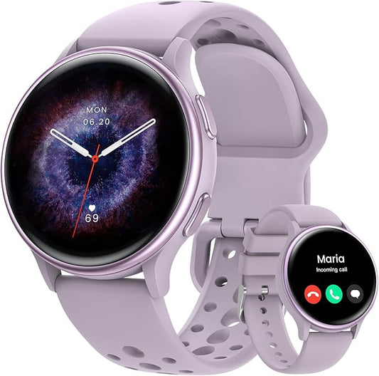 Smart Watches for Women & Men (Answer/Make Calls), Waterproof Fitness Tracker Smartwatch for Android & iPhone, Fitness Smart Watch with 24/7 Heart Rate, Sleep Monitor, 400+ Watch Face, 70+ Sport Modes