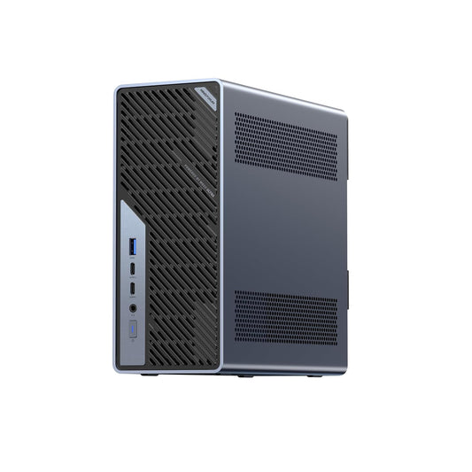 MINISFORUM MS-02 Ultra Workstation Core Ultra 9 285HX(24C/24T) Barebone Mini PC, HDMI|USB4|2xUSB4 V2 Output, 4x DDR5 SO-DIMM Slot, 4x SSD Slot, 2x25G SFP+, 1x10G RJ45, 1x2.5G RJ45 Port, WiFi7/BT5.4 PC