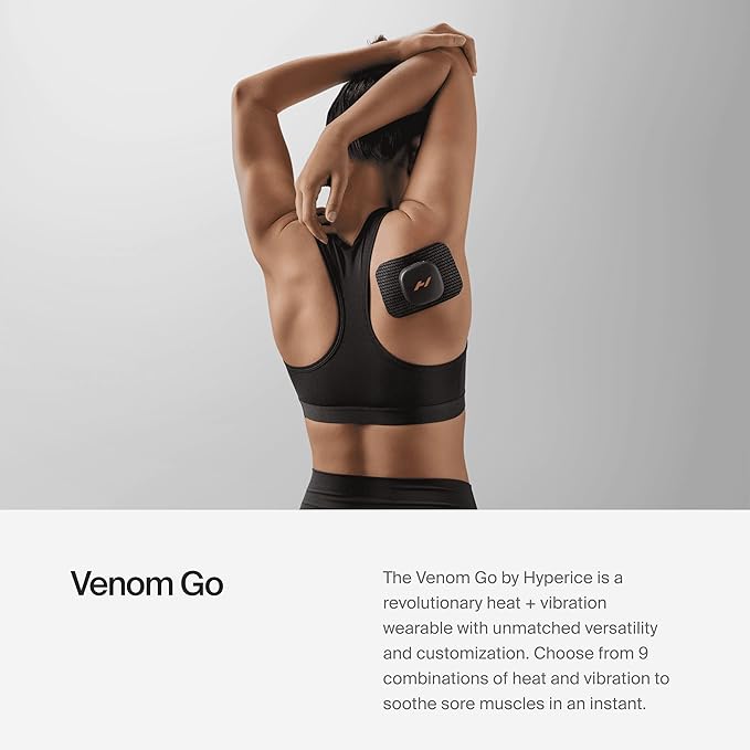 Hyperice Venom Go - Advanced Heat + Vibration Wearable (Venom Go) - FSA and HSA