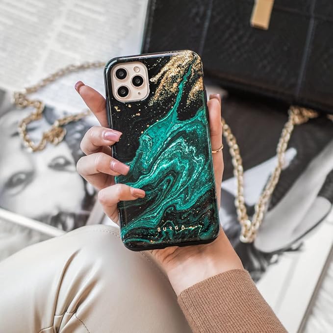 BURGA Phone Case for iPhone 15 - Cute, Trendy, Aesthetic, Pattern Phone Cover, Hard Shell Protection - fits Apple iPhone 15 Case for Women and Men