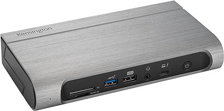 Kensington SD5800T Thunderbolt 4 and USB4 Quad 4K Display Docking Station, 100W Charging, 2 x HDMI, 2 x DP, 2.5G Ethernet, Card Readers, for Windows/MacOS (K32856NA) - Image 1