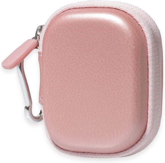 True Wireless Earbuds Carrying Case Compact Water Resistant Pink