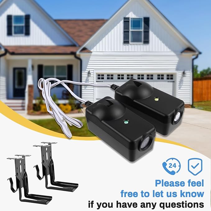 Garage Door Sensor for 41A5034, Garage Door Sensor Replacement for Craftsman Chamberlain Liftmaster Garage Door Sensors