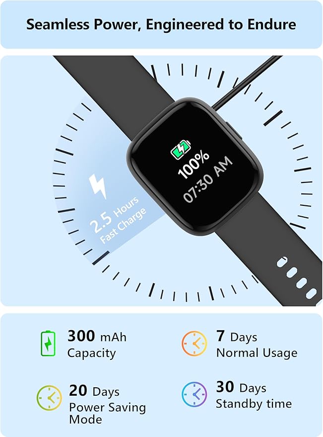 Smart Watch for Women Men Android & iPhone [2 Bands, 44mm case], Alexa Built-in, 1.83'' Smartwatch Make/Answer Call, HR SpO2 Sleep Stress Monitor Fitness Tracker, IP68 Waterproof Step Counter Watch