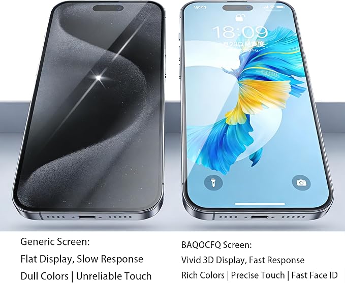 OEM-Grade Quality for iPhone 17 pro Screen Replacement, Promotion 120Hz AMOLED Display,6.3 inch Featuring 3D Touch LCD Display – Complete Repair Kit with Tools