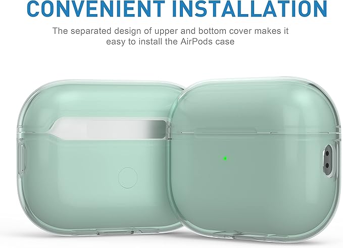 Valkit Compatible AirPods Pro Case Clear with Cleaner Kit, Soft TPU AirPods Pro Case Protective Cover Shockproof