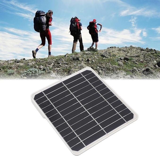 20W Efficient Portable Solar Panel for Backpack Camping Hiking, USB Type C DC Port Solar Panel Kit for Outdoor Enthusiasts, ABS Material