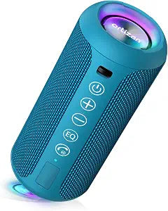 Ortizan X10 Portable Bluetooth Speaker, IPX7 Waterproof, Wireless, Blue