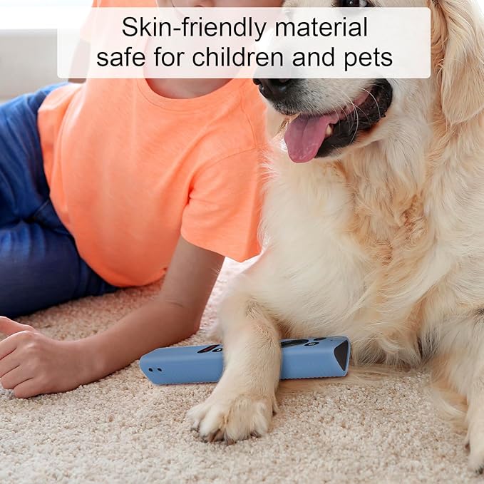 Glow Blue Remote Case for NVIDIA Shield Remote Control, Silicone Sleeve Compatible with NVIDIA Shield TV Pro/4K HDR Remote Washable an-ti Lost Anti-Slip Skin-Friendly