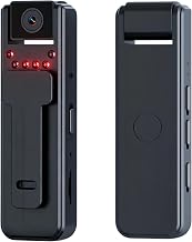 1080P HD Mini Body Camera, Wearable POV Security Cam with Night Vision - Image 1
