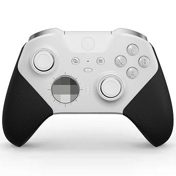 Xbox Wireless Gaming Controller | Elite Series 2 Core | Robot White | Consoles, PCs, TVs, mobile, and more | Adjustable Thumbsticks | Trigger Locks
