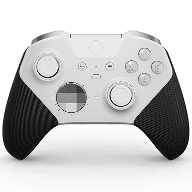 Xbox Wireless Gaming Controller | Elite Series 2 Core | Robot White | Consoles, PCs, TVs, mobile, and more | Adjustable Thumbsticks | Trigger Locks
