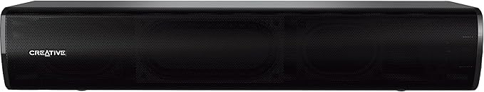 Creative Stage Air V2 2.0 Portable Bluetooth Sound Bar Speaker - 10 W RMS - Black (Renewed)