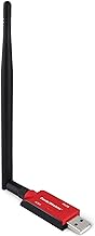 Panda Wireless PAU0B AC600 Dual Band (2.4GHz and 5GHz) Wireless N USB Adapter W/High Gain Antenna - Windows 7/8/8.1/10/11, Zorin, Mint, Ubuntu, openSUSE, Fedora, Kali Linux and Raspbian - Image 1