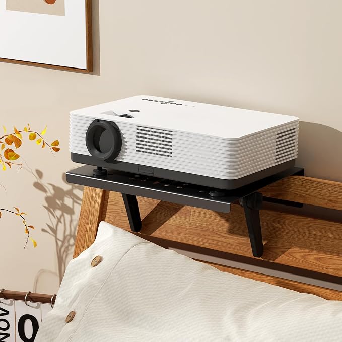 No Drilling Metal Projector Mount,Projector Shelf for Sofa and Bedside