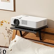 No Drilling Metal Projector Mount,Projector Shelf for Sofa and Bedside - Image 1