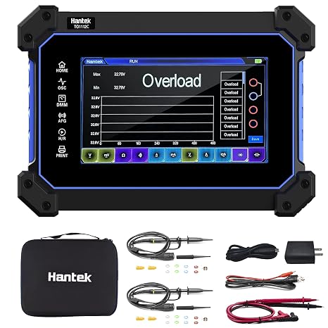 TO1112C Hantek Tablet Oscilloscope 2CH Built-in Multimeter Function