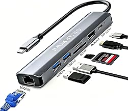 7-in-1 Multi-Port USB-C HUB, 4K HDMI Adapter, Gigabit Ethernet - Image 1