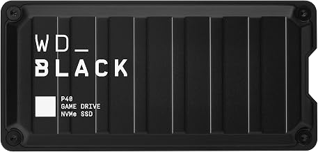 Western Digital 1TB P40 Game Drive SSD - Up to 2,000MB/s, RGB Lighting, Portable External Solid State Drive , Compatible with Playstation, Xbox, PC, & Mac - WDBAWY0010BBK-WESN - Image 1
