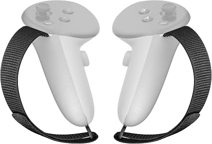 APEXINNO Controller Grips for Meta/Oculus Quest 3S/Quest 3 Accessories, Non-Slip Firm Handle Cover, VR Headset Handle Battery Covers with Adjustable Soft Hand Strap