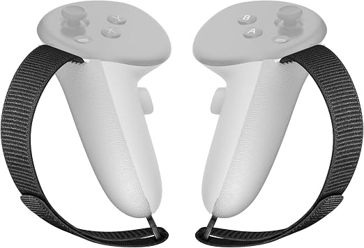 APEXINNO Controller Grips for Meta/Oculus Quest 3S/Quest 3 Accessories, Non-Slip Firm Handle Cover, VR Headset Handle Battery Covers with Adjustable Soft Hand Strap