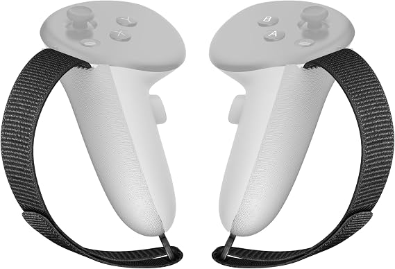 APEXINNO Controller Grips for Meta/Oculus Quest 3S/Quest 3 Accessories, Non-Slip Firm Handle Cover, VR Headset Handle Battery Covers with Adjustable Soft Hand Strap