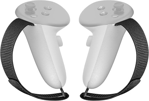 APEXINNO Controller Grips for Meta/Oculus Quest 3S/Quest 3 Accessories, Non-Slip Firm Handle Cover, VR Headset Handle Battery Covers with Adjustable Soft Hand Strap