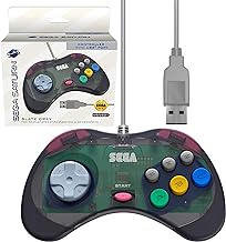 Retro-Bit SEGA Saturn Wired USB Controller - (Slate Grey) - Image 1