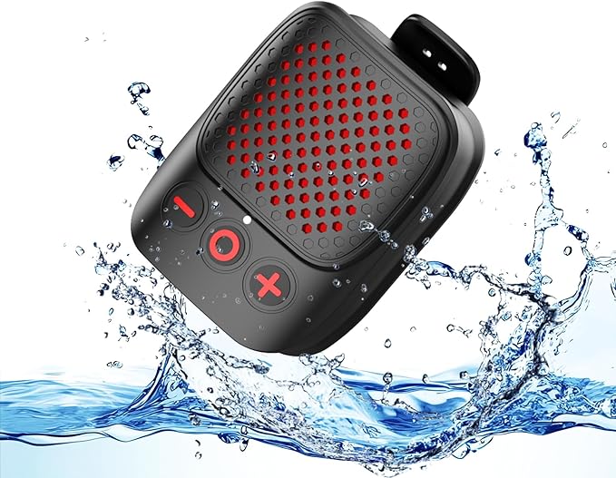 Wearable Bluetooth Speaker, Clip-On Mini Portable Speakers All Day Playtime,IPX5 Waterproof, Built-in Mic for Hands-Free Music/Calls Bluetooth Speaker/Outdoor Sports/Indoor Fitness/Golf