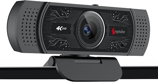 Angetube 4K Webcam, PDAF Autofocus Web Cam for Laptop 1080P 60FPS PC Camera