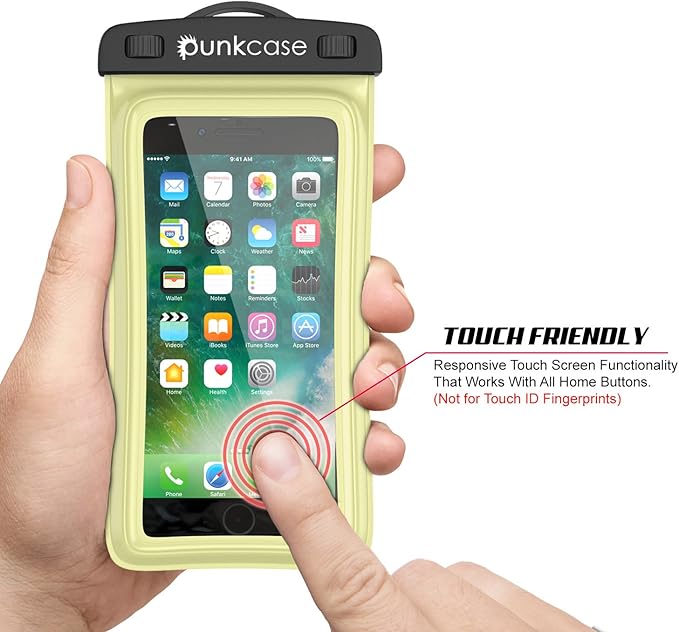 Waterproof Phone Pouch, PunkBag Universal Floating Dry Case Bag for Most Cell Phones incl. iPhone 8 Plus & Samsung Galaxy S9 | Perfect for Keeping Your Cellphone & Valuables Dry and Safe