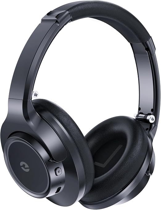 Wireless Headphones Over Ear, 70H Playtime Headphone Wireless Bluetooth 5.1,3EQ Modes & HiFi Stereo Bluetooth Headset with Deep Bass, Foldable Lightweight Headphones with Microphone for Travel/Work