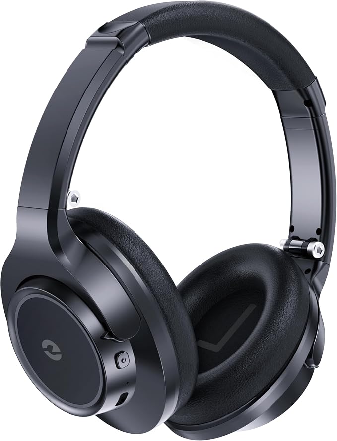 Wireless Headphones Over Ear, 70H Playtime Headphone Wireless Bluetooth 5.1,3EQ Modes & HiFi Stereo Bluetooth Headset with Deep Bass, Foldable Lightweight Headphones with Microphone for Travel/Work