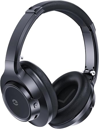 Wireless Headphones Over Ear, 70H Playtime Headphone Wireless Bluetooth 5.1,3EQ Modes & HiFi Stereo Bluetooth Headset with Deep Bass, Foldable Lightweight Headphones with Microphone for Travel/Work