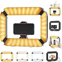 Smartphone Video Rig PICTRON U200 Handheld LED Ring Light Selfie Light - Image 1