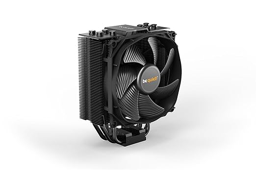 be quiet! Dark Rock Slim 180W TDP CPU Cooler with Silent Wings 3 120mm PWM Fan | Intel 1700 1200 2066 1150 1151 1155 2011 Square ILM | AMD4 AMD5 | Compact Construction | Black | BK024