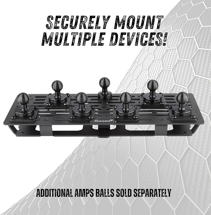 Bulletpoint Mounting Solutions RubiGrid Metal Dash Mount with 2 Magsafe Compatible Phone Holders Compatible with 2023+ Ford Super Duty