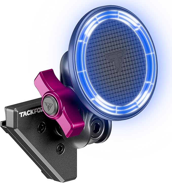 Tackform Link Vent Mount Magnetic Phone Holder - Compatible with MagSafe, 2021-2025 Ford F150 & Raptor, 2023-2025 Ford Super Duty | Billet Aluminum | Zero Slip | 2" Arm | Pink