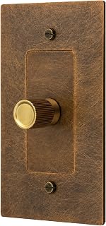 Residence Supply Handcrafted Solid Brass Dimmer Light Switch - UL Listed - Image 1