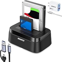BENFEI Hard Drive Docking Station with UASP Offline Clone Function, USB C Dual Bay Dock for 2.5/3.5" HDD SSD, Up to 5Gbps | Tool Free Installation - Image 1