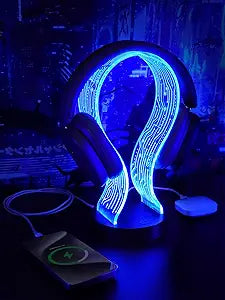 CoolGift Mart Light Up Headphone Stand, Gifts for Gamers