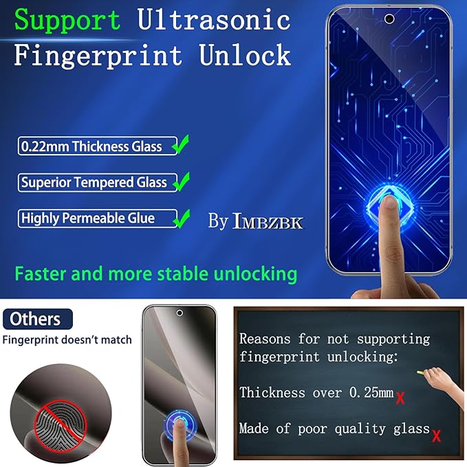 IMBZBK [Auto-Dust Removal] 3 Pack Screen Protector for Google Pixel 10 Pro [Phone Case Friendly], 3 Tempered Glass Camera Lens Protector Accessories, Military Grade Shatterproof