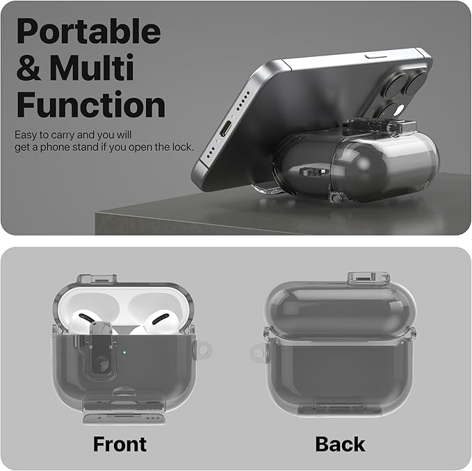 Valkit Compatible Airpods Pro 2nd Generation Case Clear, Soft TPU AirPods Pro 2 Case Transparent Protective Cover for Women Men Shockproof iPods Pro 2 Cases Skin for Airpods Pro 2 Charging Cases