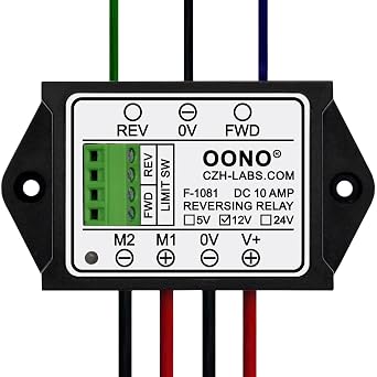 DC 12V 10Amp Reversing Relay Module, Support Limit Switch, for Motor/Linear Actuator