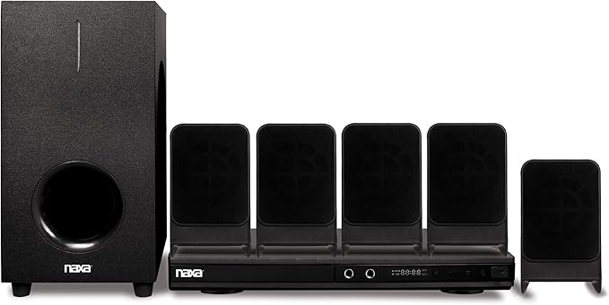 Naxa Electronics ND-864 5.1 Channel High-Powered Home Theater DVD & Karaoke Speaker System