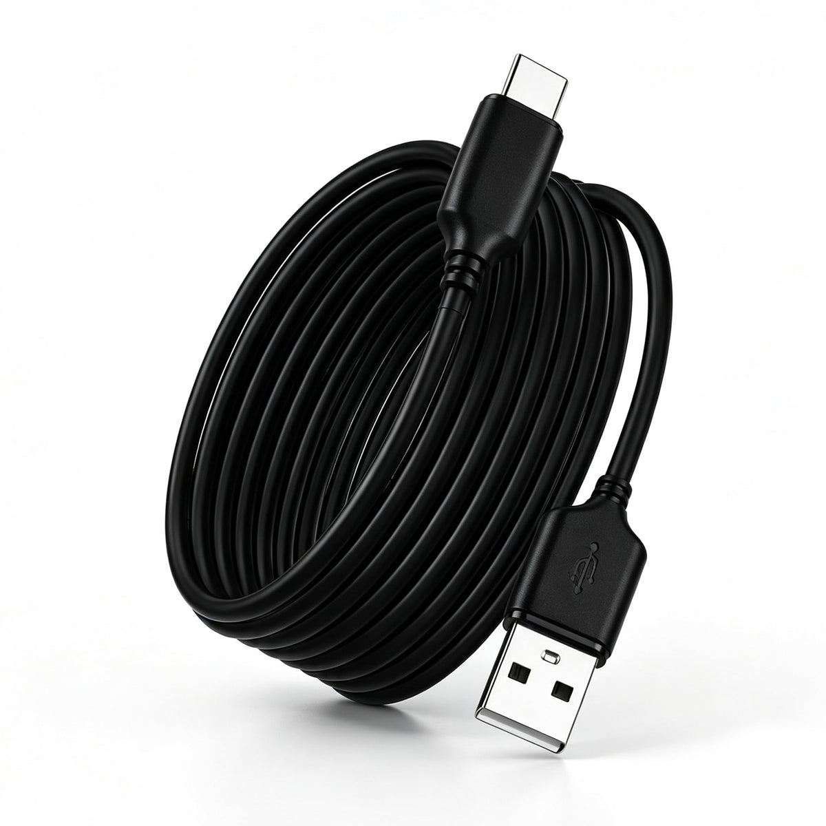 Slim USB C to USB A 30ft Cable, Long USB2.0 Cable USB A to Type C (NOT Fast Charging) Long USB2.0 Cable Data for PS5, Keyboard, Mouse and More! THE Wire Diameter is 2.8 MM