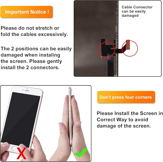 LL TRADER Screen Replacement for iPhone 14 6.1" LCD Retina FHD Display COF Touch Screen Digitizer with Repair Tool Kits, Waterproof Tape, Screen Protector (Truetone programable) New 2025 USA