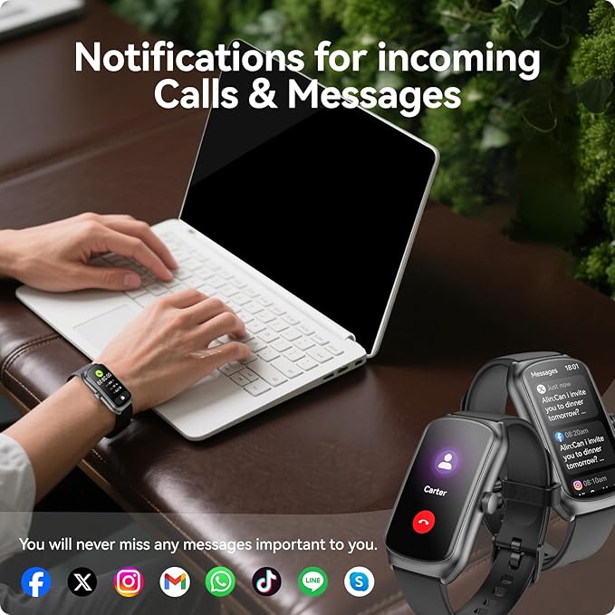 AMOLED Fitness Tracker Watch with 24/7 Heart Rate/SpO2/Sleep Monitor, IP68 Waterproof Smart Watch, Step Calorie Counter Pedometer Swimming Health Activity Trackers & SmartWatches for Women Men