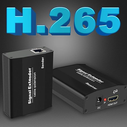 HDMI Extender Over IP, 1080P@60Hz HDMI Over Ethernet Cat5a/Cat6 up to 557FT, Transmitter and Receiver Zero Latency, 1 Transmitter to Multiple Receivers(Receiver Only)